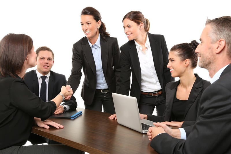 Business meeting brainstorming